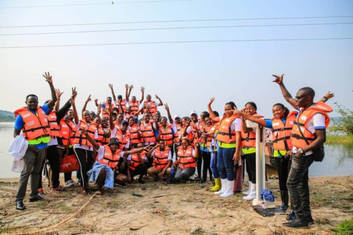 Rotaractors celebrating change in the island